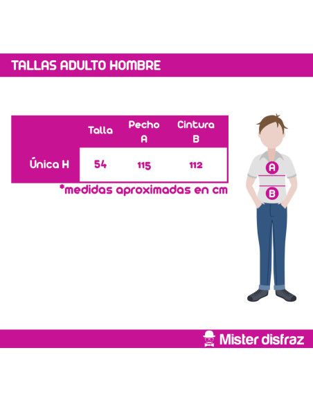 Tallas Disfraz de Campesino Masero para Hombre - Disfraces Medievales para Carnaval y Ferias Medievales - MisterDisfraz.com