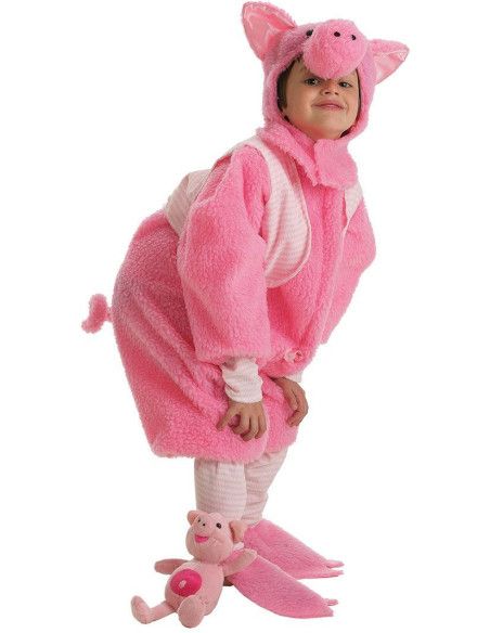 Disfraz de Cerdito con Peluche para Niño