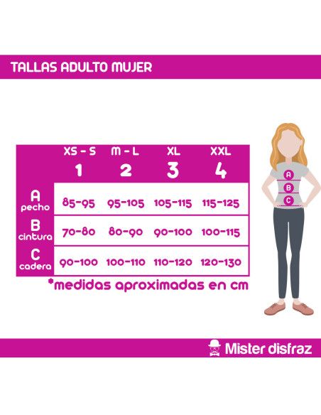 Tallas Disfraz de Blancanieves para Mujer - Disfraces de Cuentos y Fantasia para Hombre y Mujer Adulto - MisterDisfraz.com