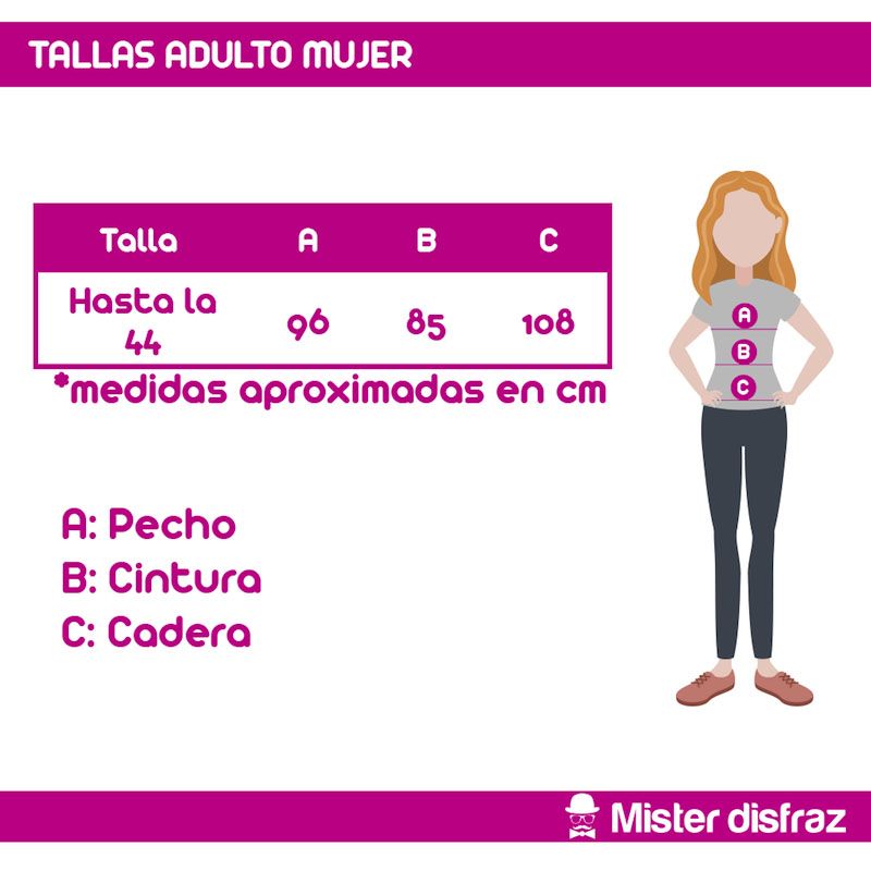 Tallas Disfraz de Ratoncita para Mujer - Disfraces de Animales para Adulto - MisterDisfraz.com