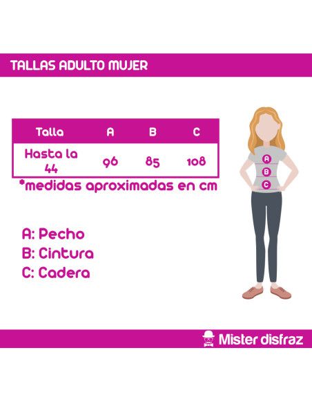 Tallas Disfraz de Ratoncita para Mujer - Disfraces de Animales para Adulto - MisterDisfraz.com