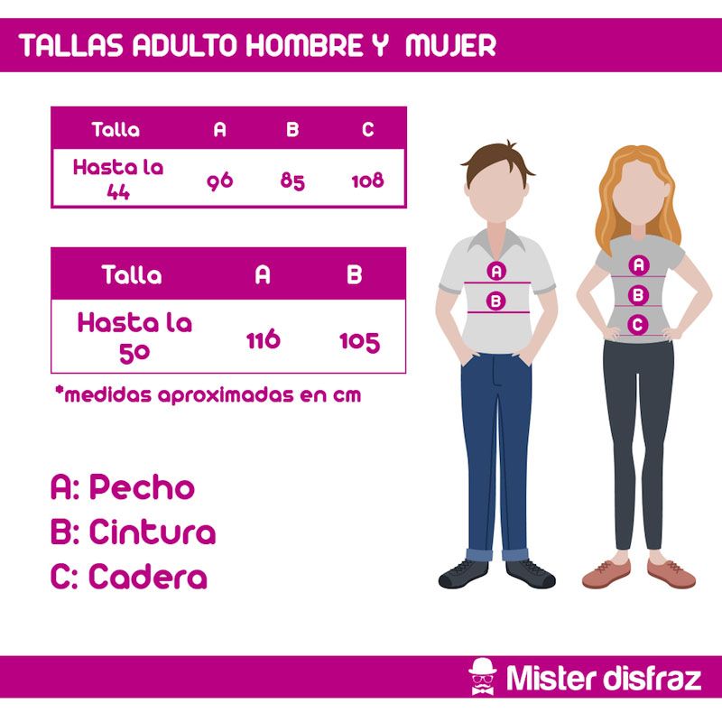 Tallas Disfraz de  Perro Gaucho para Adulto - Disfraces de Animales para Adulto - MisterDisfraz.com