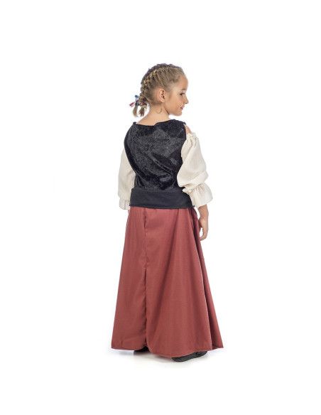 Disfraz de Campesina Medieval para niña - Disfraces Medievales infantiles - Mister Disfraz