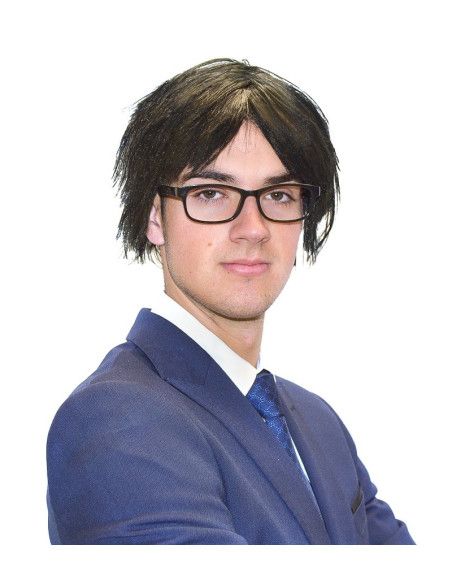 Peluca y gafas de Puigpolítico para hombre