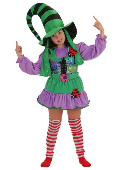 Disfraz de Duendecilla Verde Infantil - Disfraces de Cuentos Infantiles para niño y niña - MisterDisfraz.com
