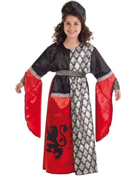 Disfraz de Dama León Niña - Disfraces Medievales para Niña y Niño - MisterDisfraz.com