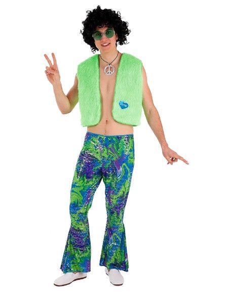 Disfraz de Hippie Longo para Hombre