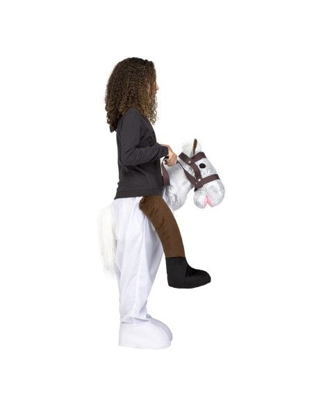 Perfil Disfraz de Caballo Blanco a Hombros infantil