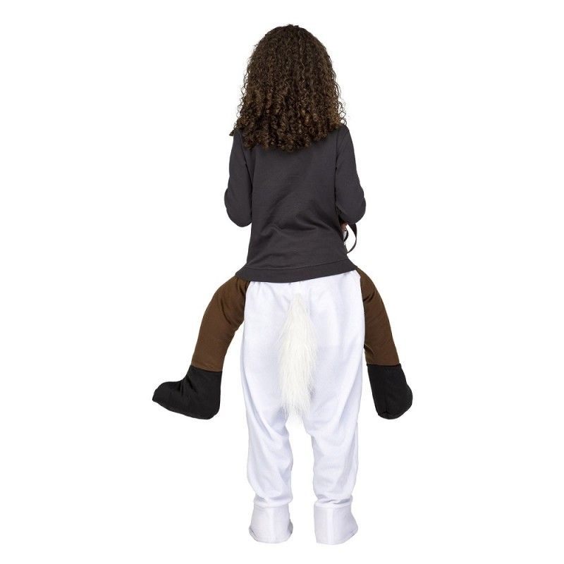 Trasero Disfraz de Caballo Blanco a Hombros infantil