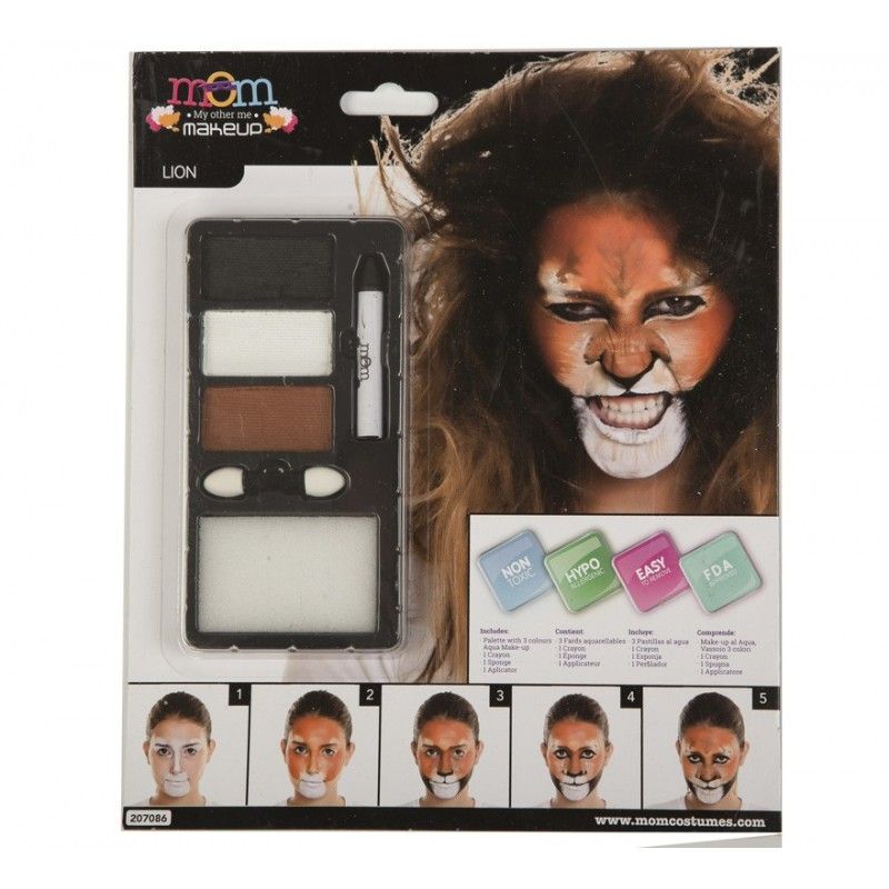 Kit de Maquillaje de León adulto