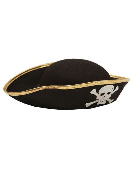 Sombrero Pirata de Fieltro para Adulto
