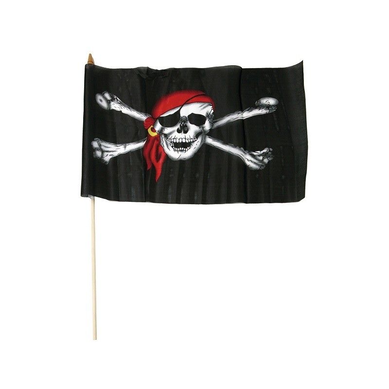 Bandera Pirata de 46 cm.