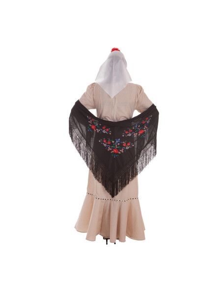 Trasero Disfraz de Chulapa Beige para Mujer