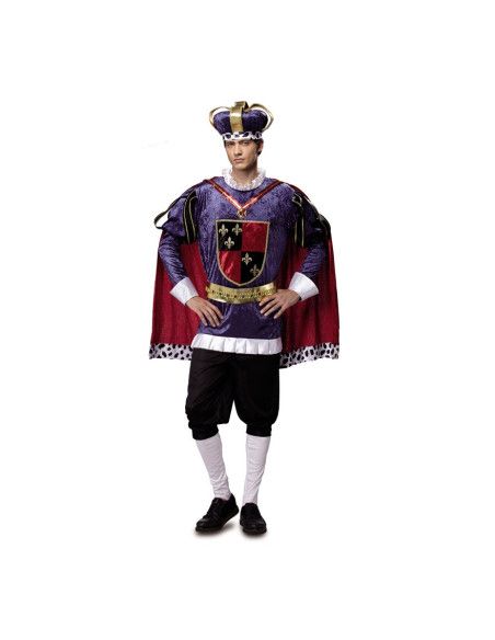 Tabla de tallas Disfraz de Rey Medieval de Lujo para Hombre