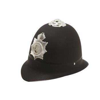 Sombrero de Policía  Bobby Inglés con Insignia