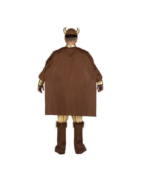Espalda Disfraz de Vikingo Gordo para hombre