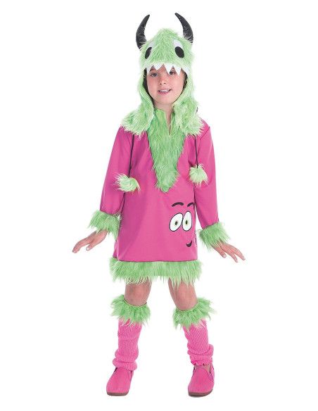 Disfraz de Monster Verde Mimosa - Disfraces para Niños y Niñas de Animales Infantiles - MisterDisfraz.com