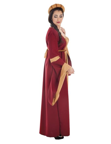 Perfil - Disfraz de Cortesana Medieval para Mujer