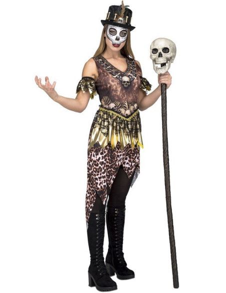 Disfraz de Hechicera Caníbal para Mujer