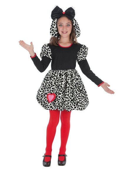 Disfraz de Dálmata Corazón Niña - Disfraces para Niños y Niñas de Animales Infantiles - MisterDisfraz.com