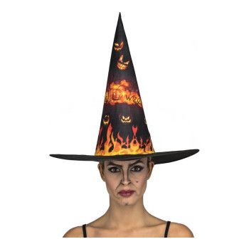 Sombrero de Bruja con Fuego