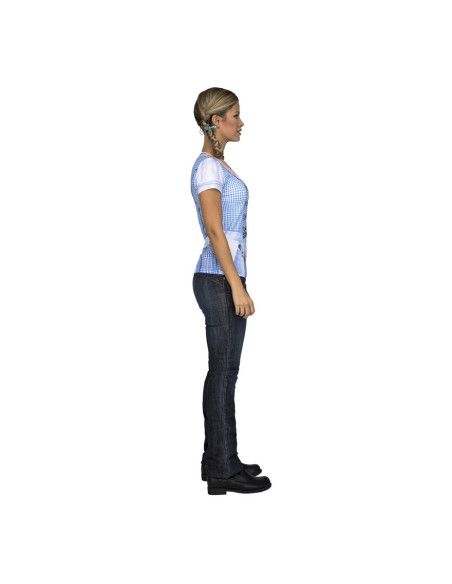 Perfil Camiseta de Alemana Azul Oktoberfest para Mujer