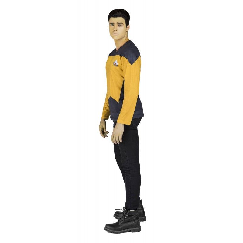 Perfil Camiseta Disfraz de Data de Star Trek para hombre