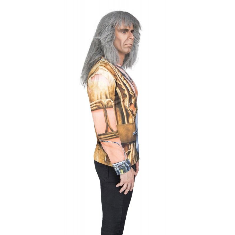 Lado - Camiseta Disfraz de Khan de Star Trek para hombre