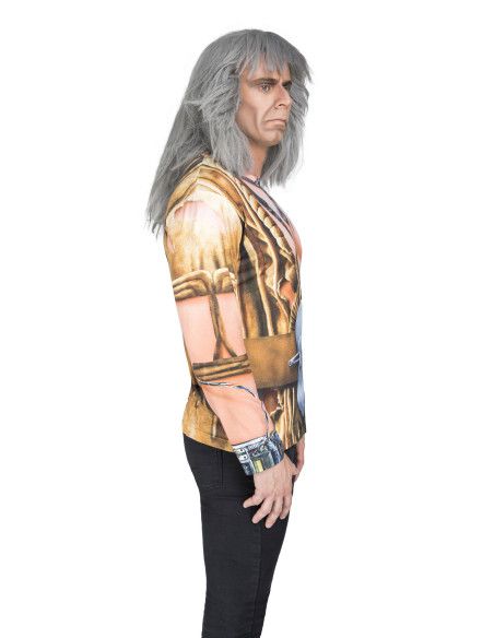 Lado - Camiseta Disfraz de Khan de Star Trek para hombre