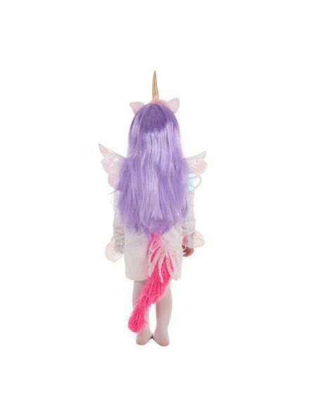 Espalda Disfraz de Unicornio con Alas para Niña