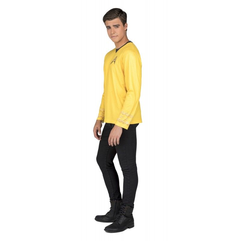 Perfil - Camiseta Disfraz de Capitán Kirk de Star Trek para hombre