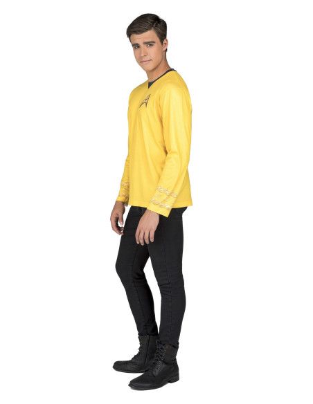Perfil - Camiseta Disfraz de Capitán Kirk de Star Trek para hombre
