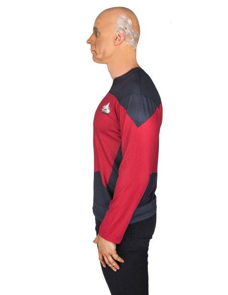 Perfil - Camiseta Disfraz de Picard de Star Trek para hombre