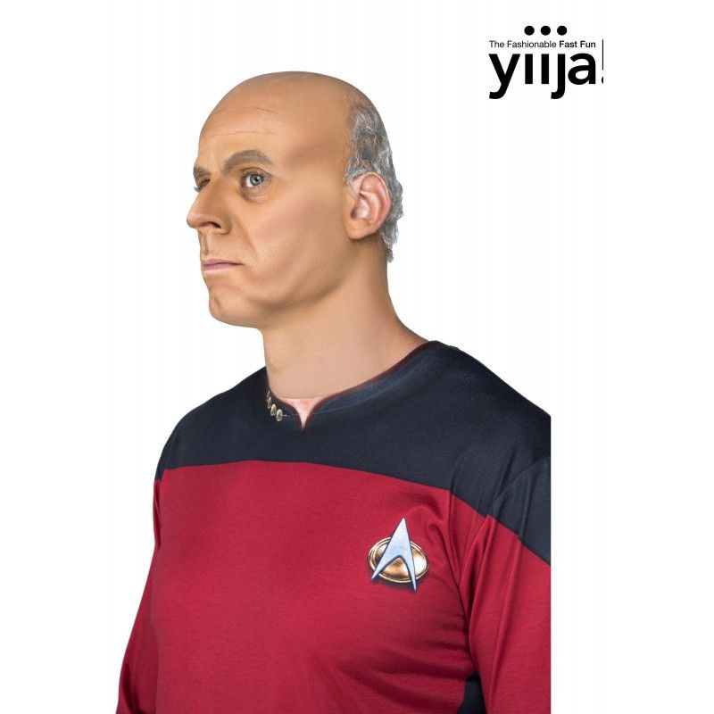 Detalle - Camiseta Disfraz de Picard de Star Trek para hombre