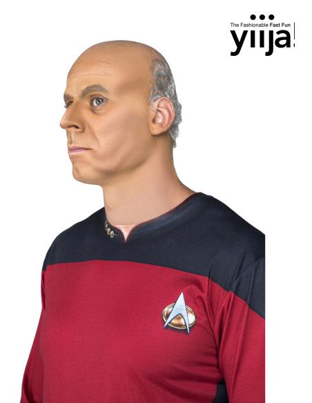 Detalle - Camiseta Disfraz de Picard de Star Trek para hombre