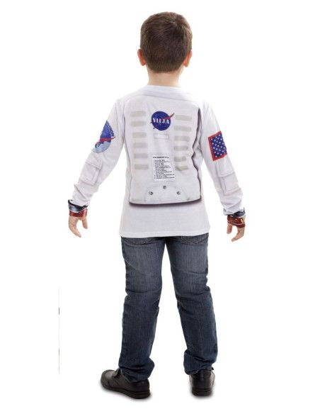 Espalda - Camiseta disfraz Astronauta para niños