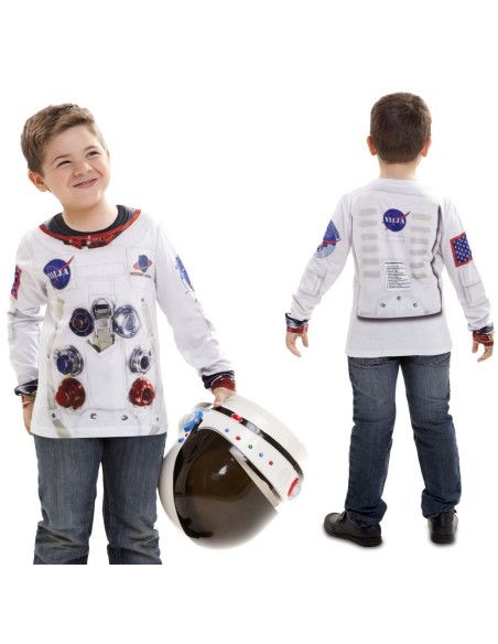 Detalle - Camiseta disfraz Astronauta para niños