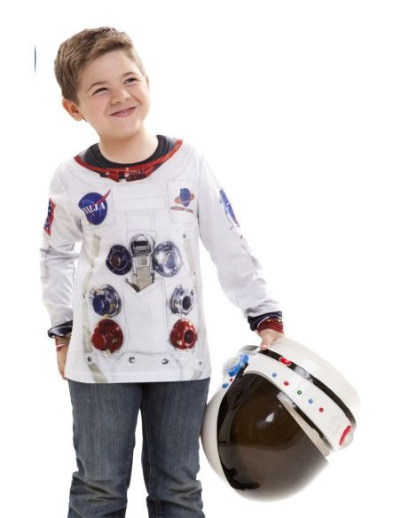 Camiseta disfraz Astronauta para niños