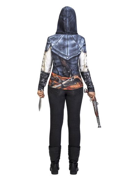 Espalda - Camiseta Disfraz de Aveline Assassin para Mujer