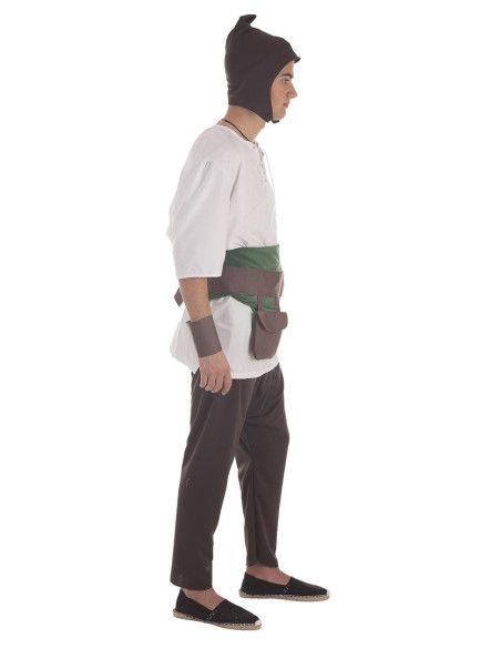 Perfil - Disfraz de Tendero Medieval para Hombre