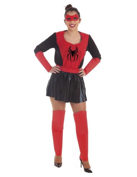 Disfraz de Super Heroína Araña para Mujer
