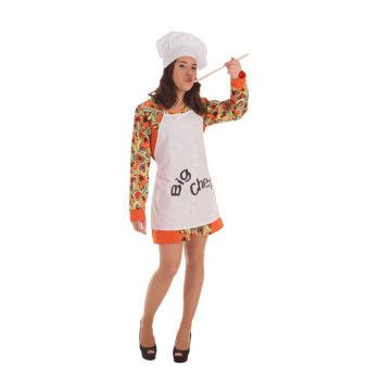 Disfraz de Cocinera Big Chef para Mujer