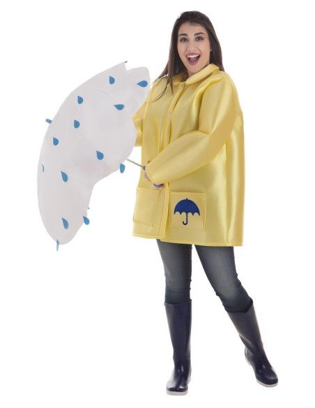Disfraz de Chubasquero con Nube para Mujer