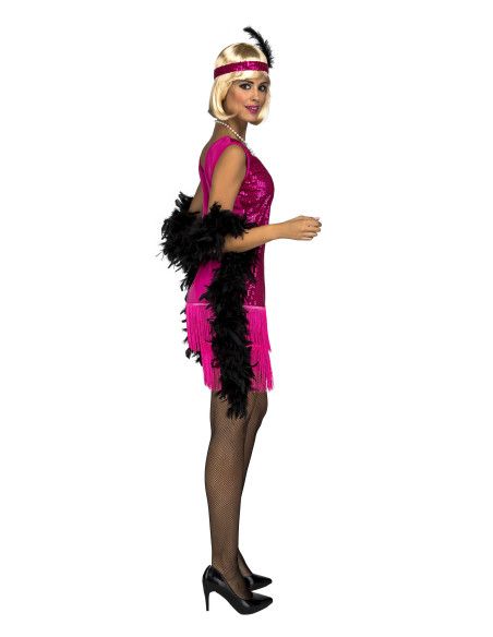 Pefil - Disfraz de Charlestón Fucsia para Mujer