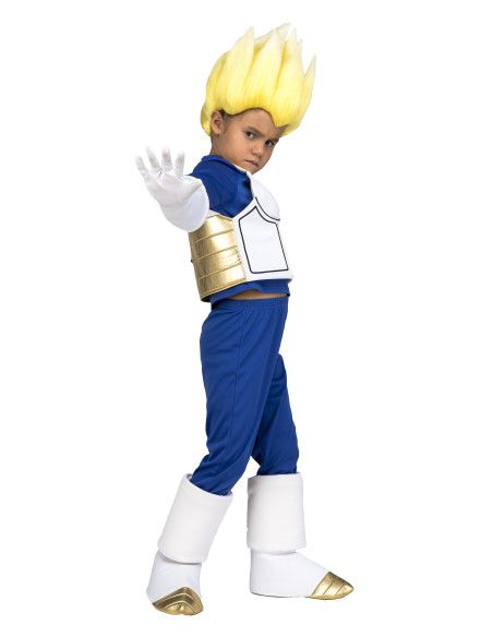Detalle - Disfraz de Saiyan Vegeta de Dragon Ball para niño