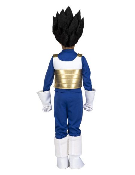Espalda - Disfraz de Vegeta de Dragon Ball para Niño