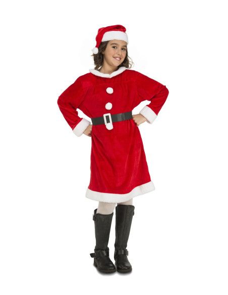 Disfraz de Mamá Noel para Niña