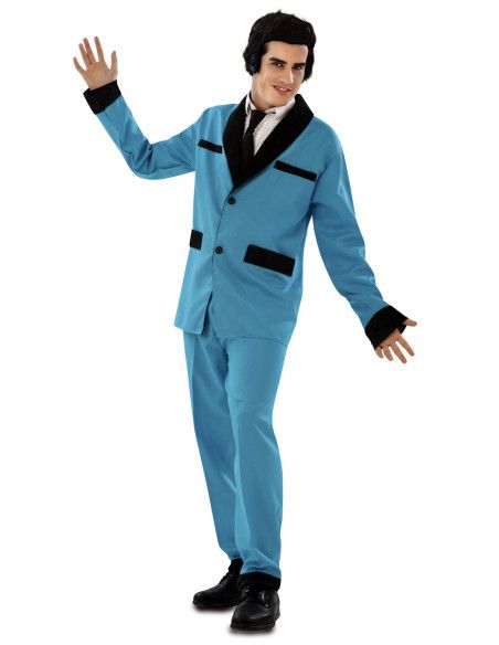 Disfraz de Rockabilly Azul para Hombre