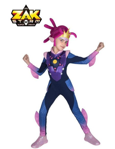 Disfraz de Cece de Zak Storm con peluca con orejas para niña
