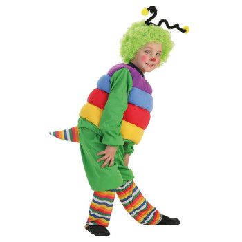 Disfraz de Gusanito de Colores - Disfraces de Insectos para Niñas y Niños - MisterDisfraz.com